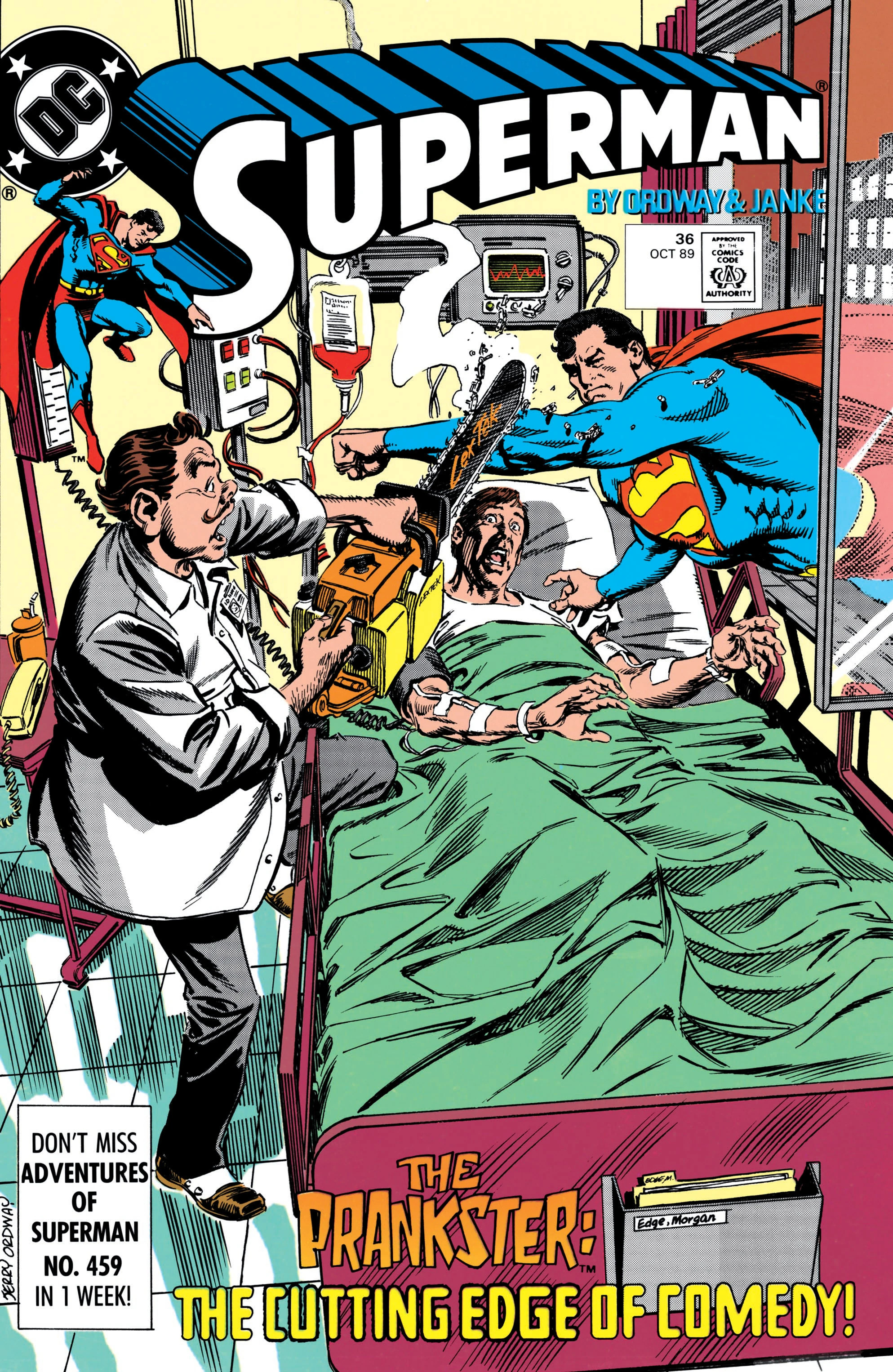 Superman #36 (DC, 1989 — Cover A) cover